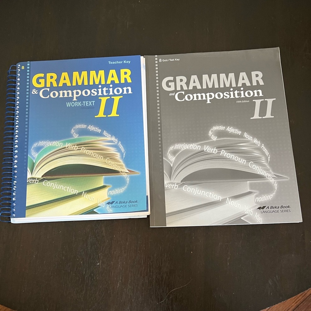 Abeka Grammar and Composition 2 Teacher Key and Quiz and Test Key.